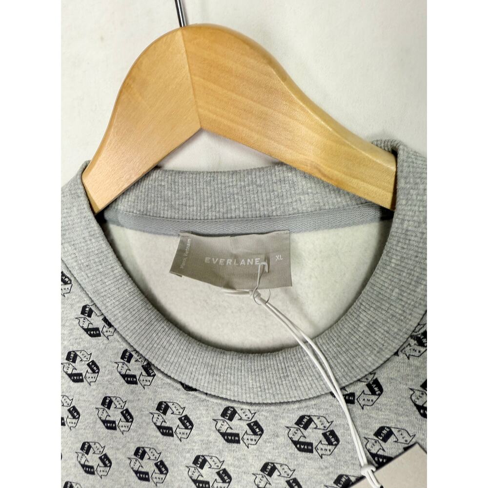Everlane Women’s all over print crew neck Crew neck sweatshirt oversized NWT - Picture 2 of 8